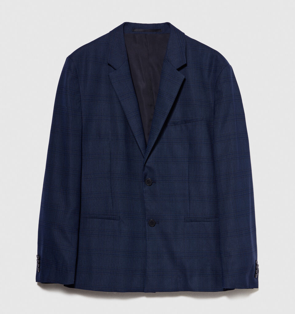Single-breasted blazer - men's blazers - Dark Blue | Sisley image number 6